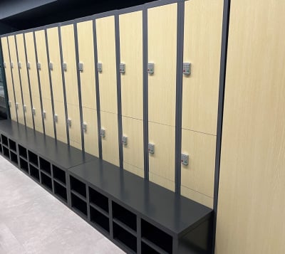 Two Tier Storage Locker & Bench