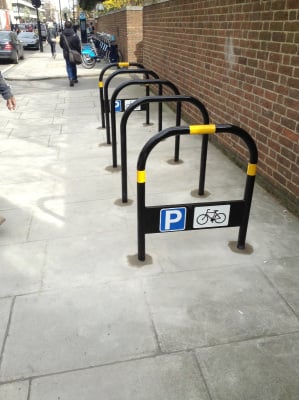 Black and Yellow Reflective Bank Stands for Local Authorities