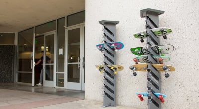 Skateboard and Scooter Rack