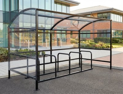 8-10 Space Bristol Bike Shelter 
