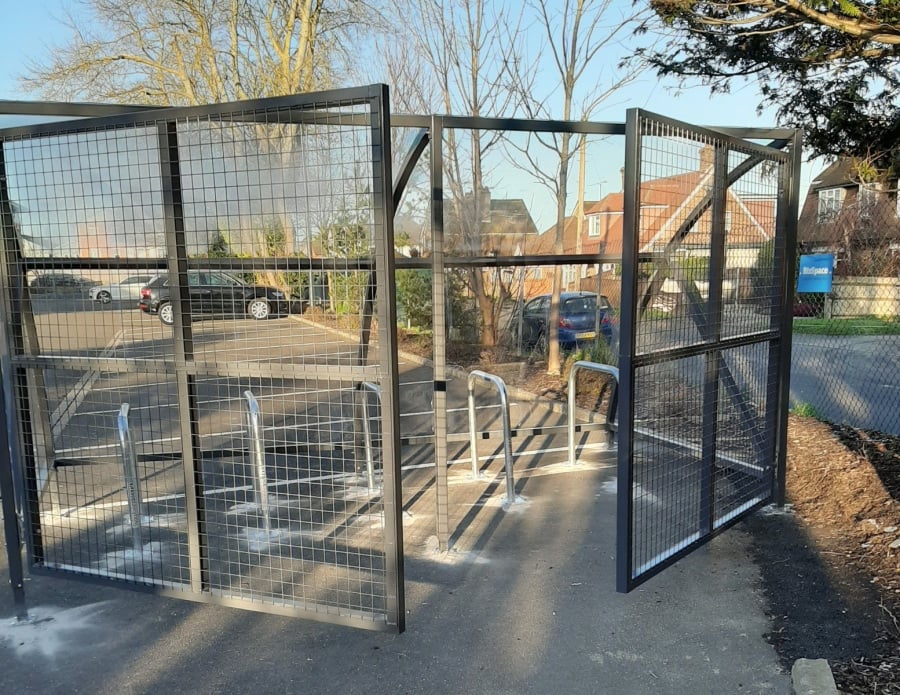 10 Space Cycle Shelter Bike Stands