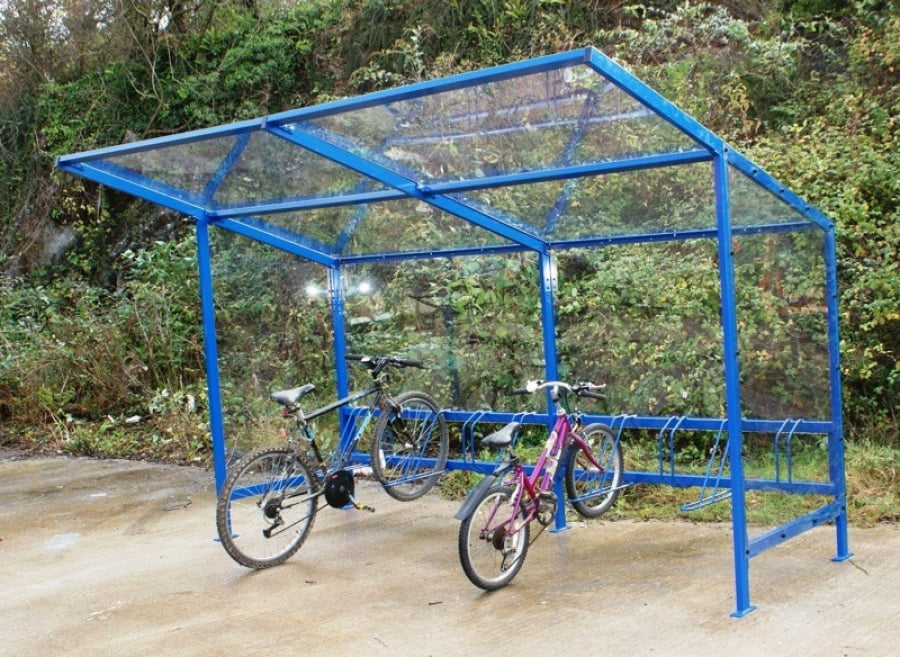Small bike shelter on sale
