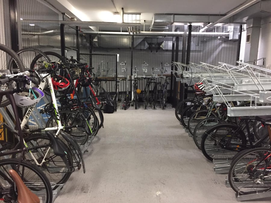 Bike cage storage discount