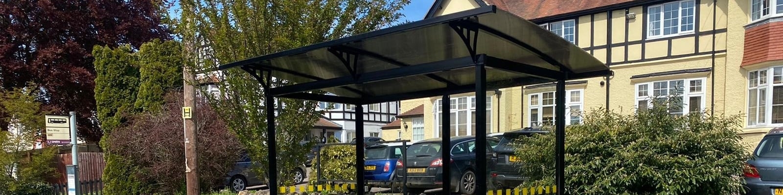bespoke bus shelter in the UK