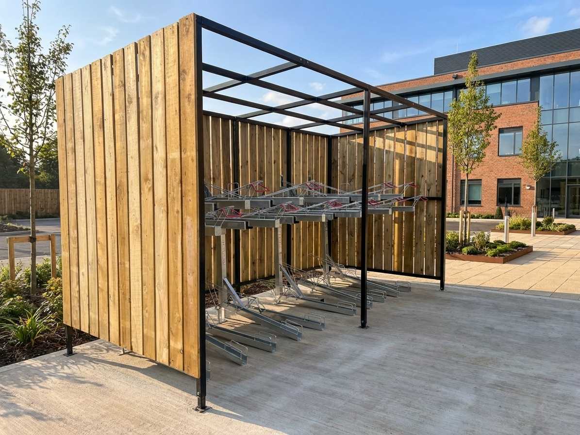 Two Tier Bike Shelter Image