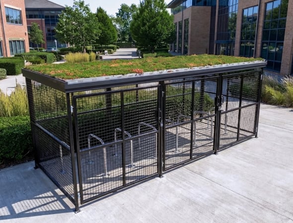 Image of a Bike Dock Solutions Bike Enclosure